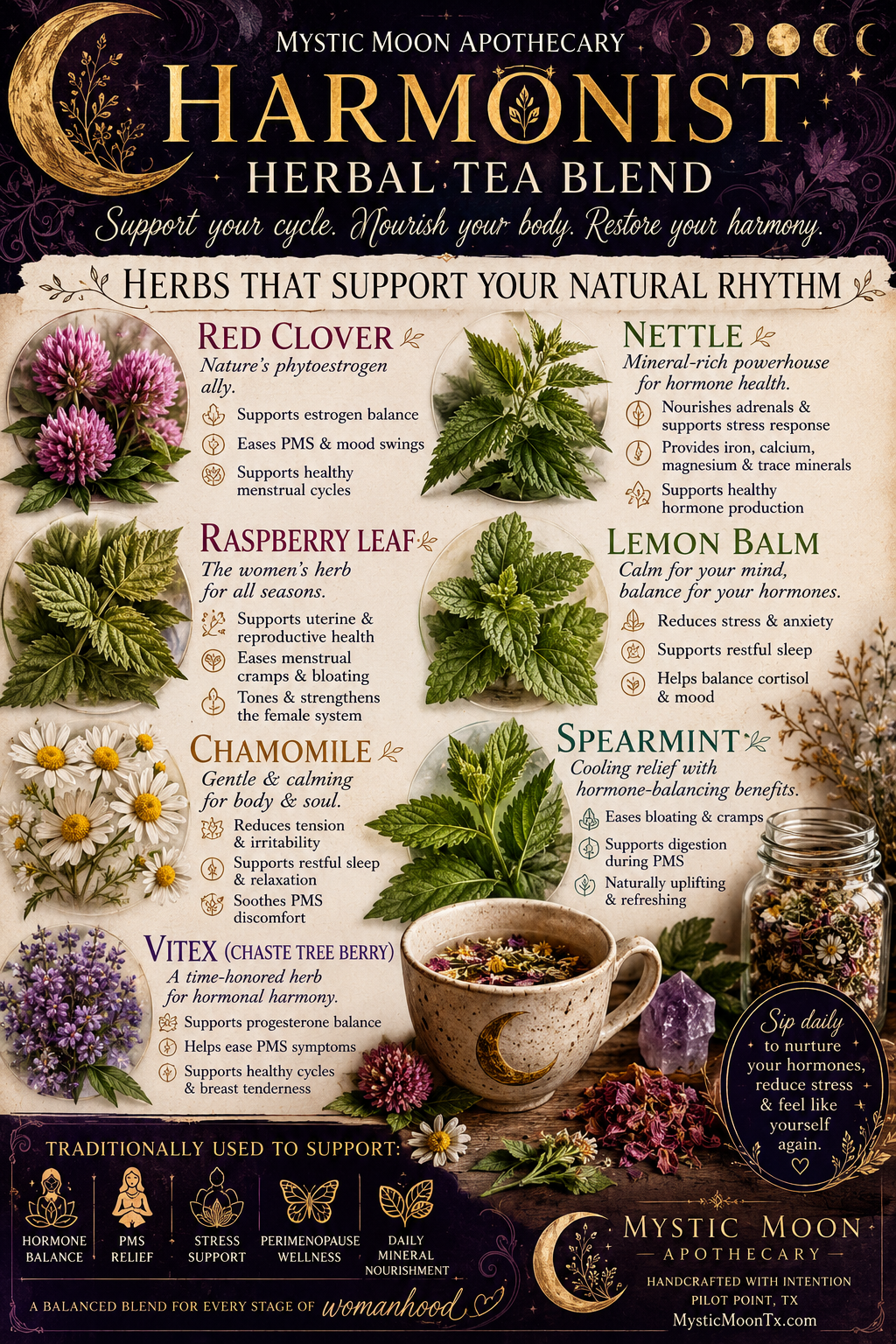 The Harmonist (Everyday Hormone Balancing Tea)