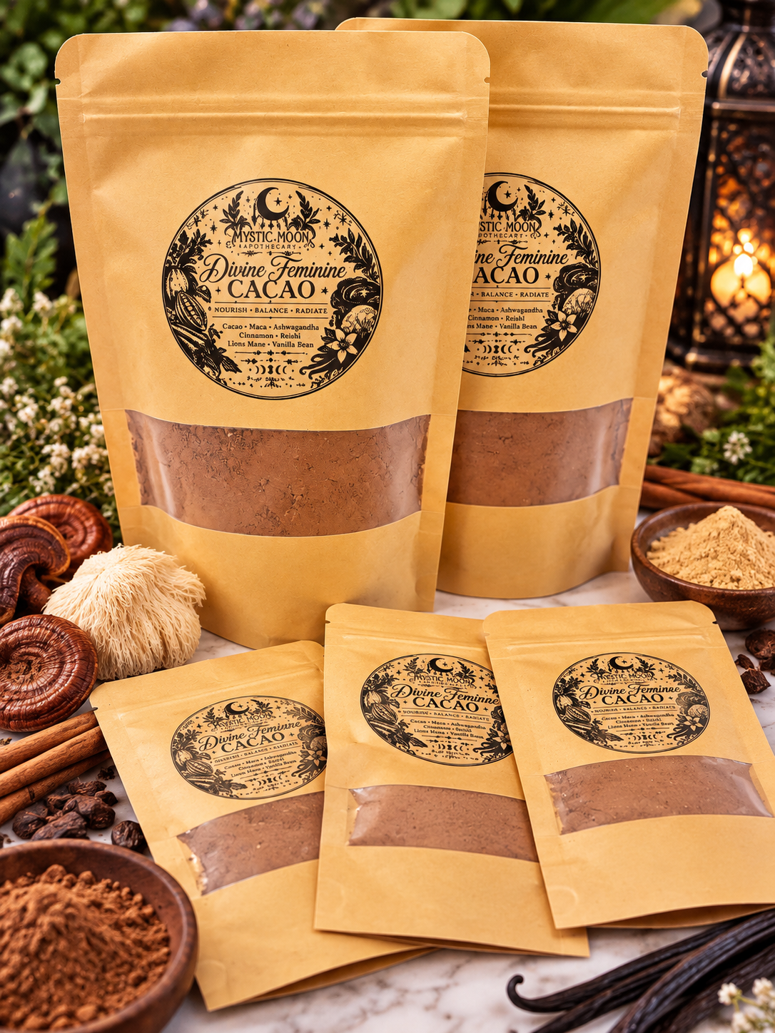 Divine Feminine Cacao - 7oz resealable pouch