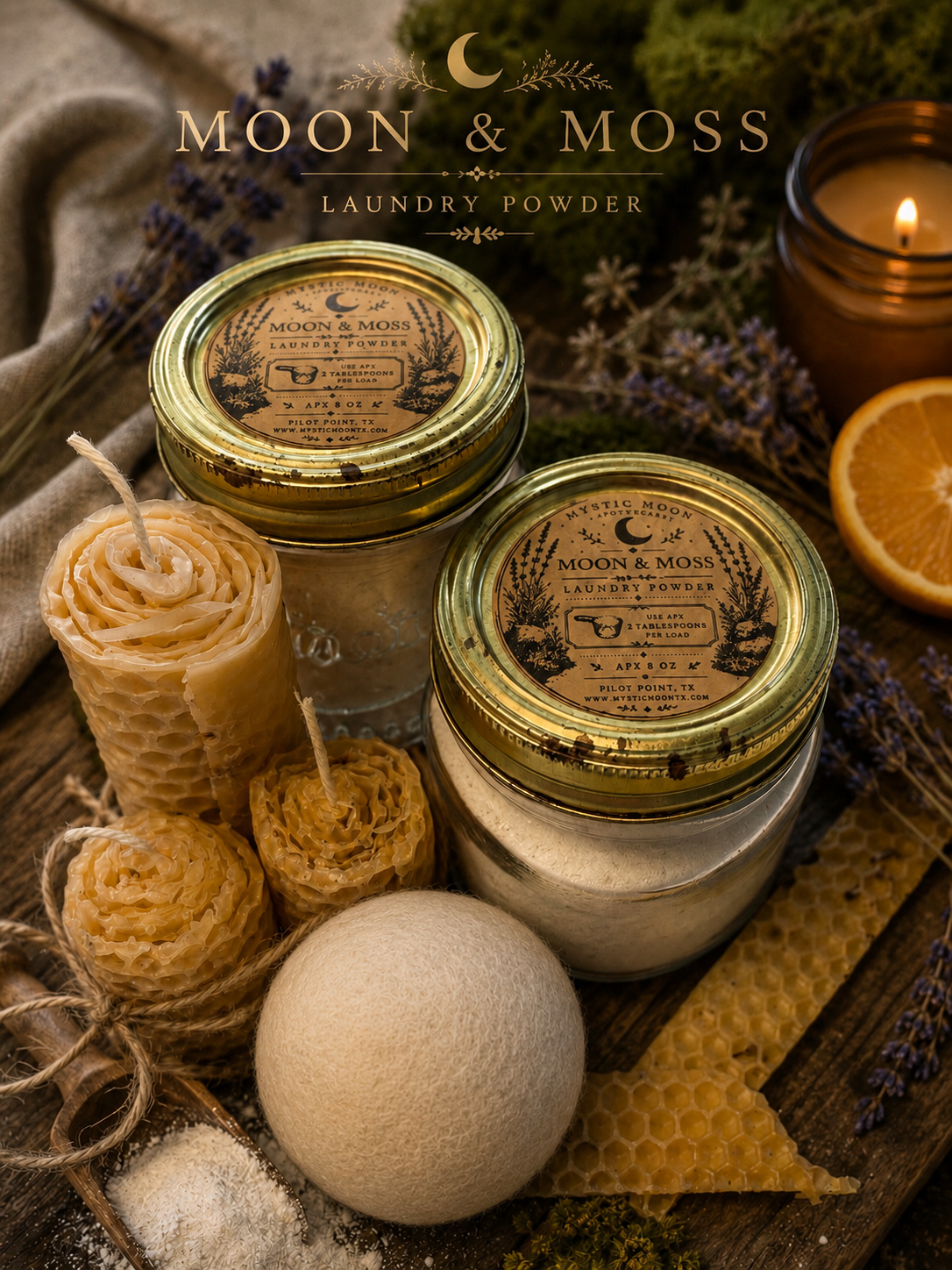 Moon & Moss Laundry Powder