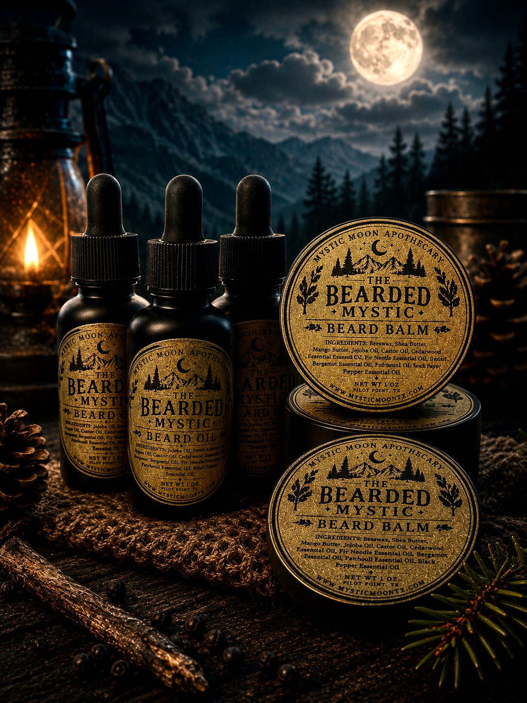 The Bearded Mystic - Complete Grooming Set