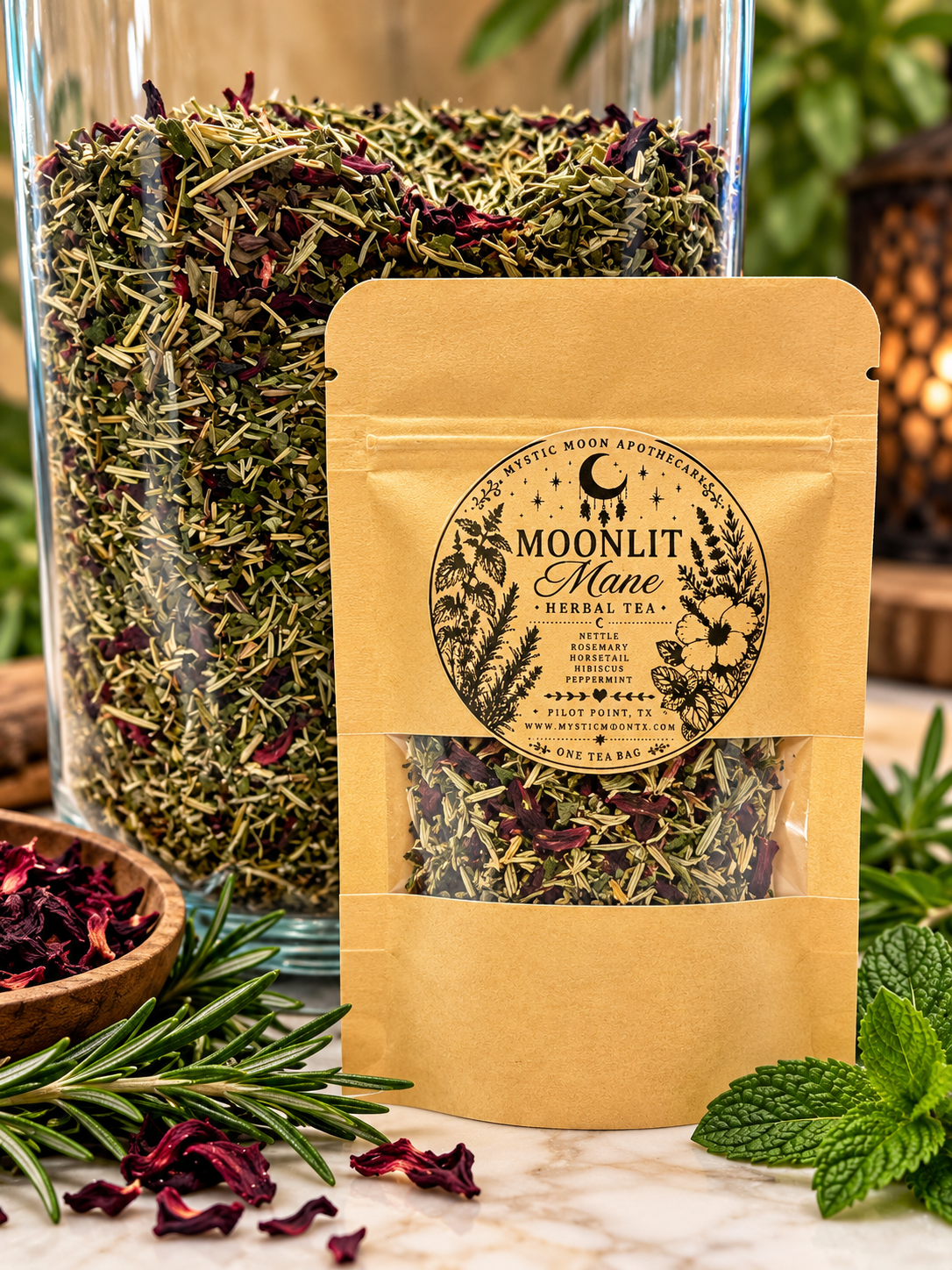 Moonlit Mane Herbal Tea - sample (2 servings)