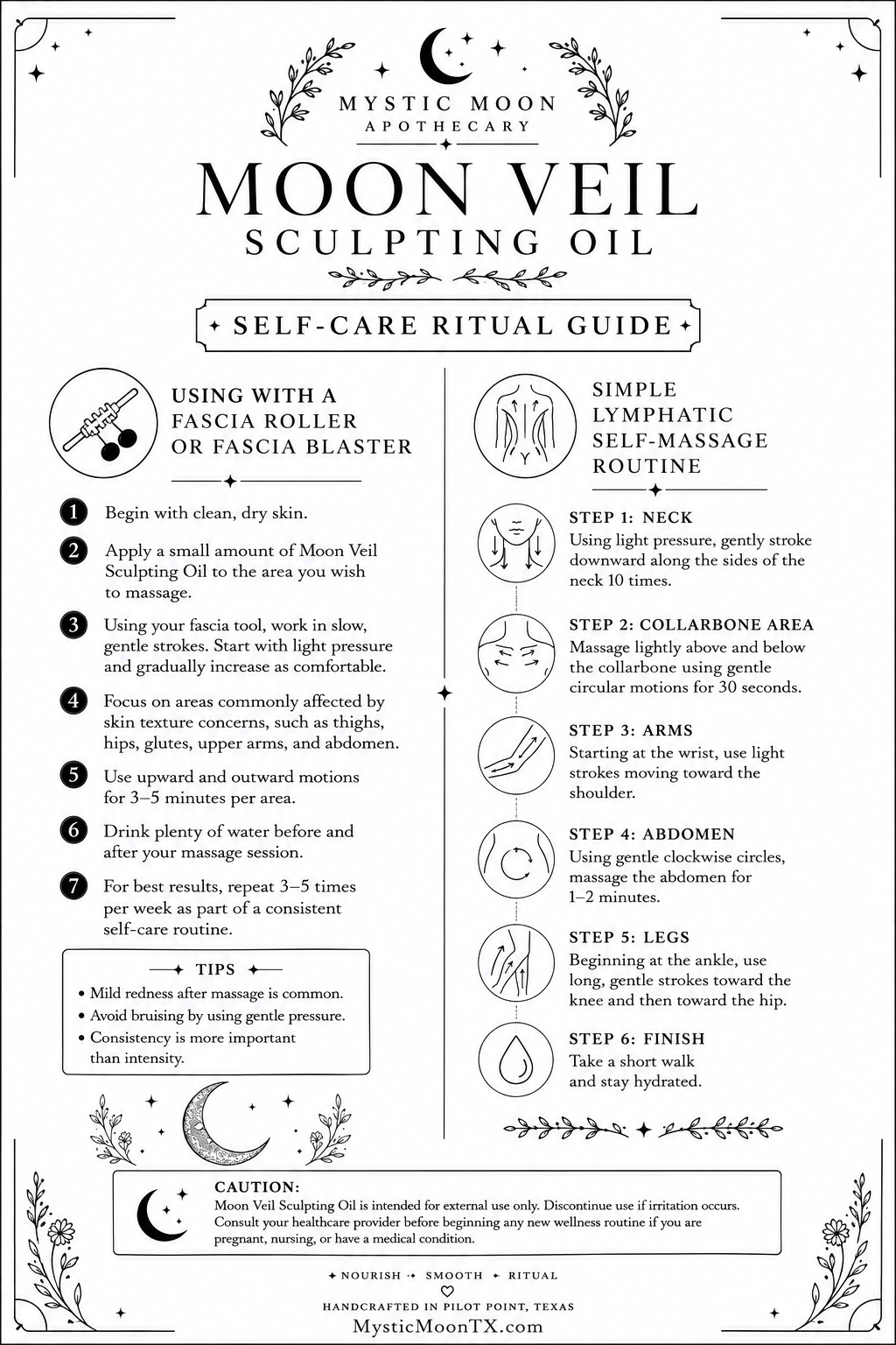 MOON VEIL SCULPTING OIL - 8oz