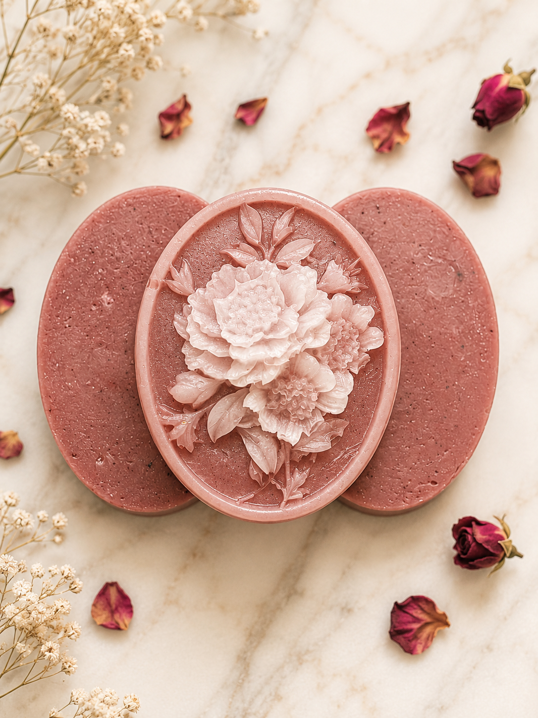 Rose Infused Soap (3 pack)