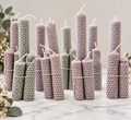 HAND-ROLLED BEESWAX CANDLES