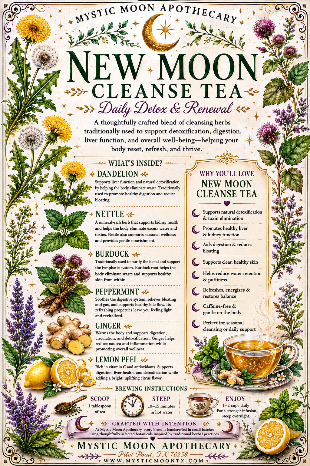 New Moon Cleanse (Detox Tea)